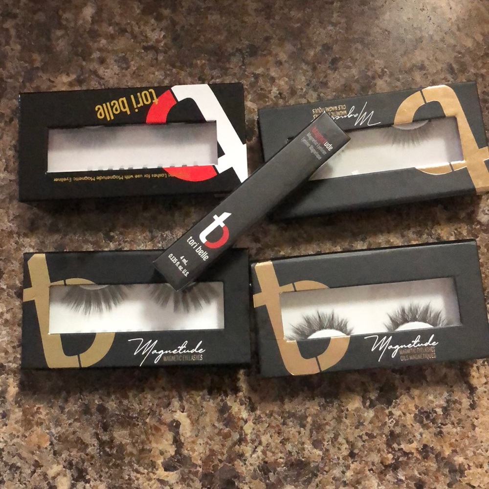 4 brand new sets of ToriBelle magnetic lashes